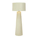 Yala Cream Papier Mache Floor Lamp - Home And Beyond