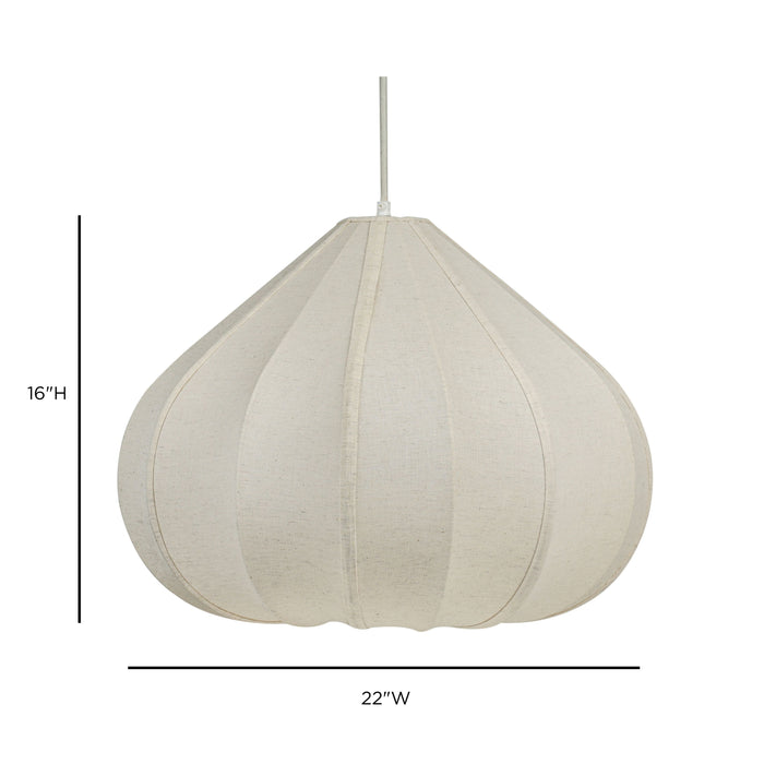 Zubeda Cotton Teardrop Pendant Lamp - Home And Beyond