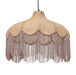 Buchanan Jute Fringed Scalloped Pendant Light - Home And Beyond