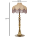 Buchanan Jute Fringed Scalloped Table Lamp - Home And Beyond