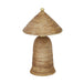 Coco Natural Coconut Fiber Pointed Table Lamp - Home And Beyond