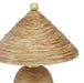 Coco Natural Coconut Fiber Pointed Table Lamp - Home And Beyond