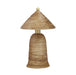 Coco Natural Coconut Fiber Pointed Table Lamp - Home And Beyond