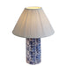 Stamp Blue Pleated Table Lamp - Home And Beyond