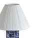 Stamp Blue Pleated Table Lamp - Home And Beyond