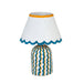 Blum Scalloped Cotton Mache Table Lamp - Home And Beyond