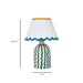 Blum Scalloped Cotton Mache Table Lamp - Home And Beyond