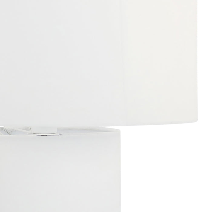 Cleopatra Cream Linen Floor Lamp