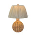 Pallora Cream & Natural Rattan Table Lamp - Home And Beyond