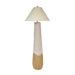 Harlee Natural Woven Floor Lamp - Home And Beyond