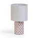 Merlot White Capiz Shell Table Lamp - Home And Beyond
