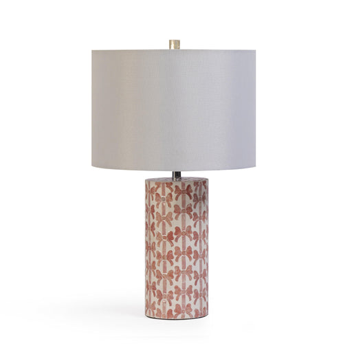 Lassy Pink Ribbon Capiz Shell Table Lamp - Home And Beyond