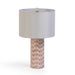 Lassy Pink Ribbon Capiz Shell Table Lamp - Home And Beyond