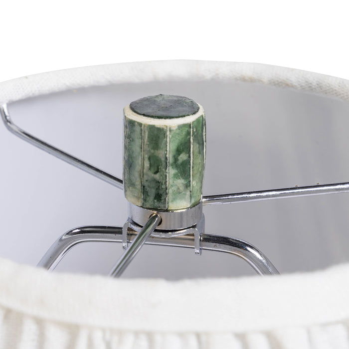 Yaya Green Capiz Shell Table Lamp - Home And Beyond