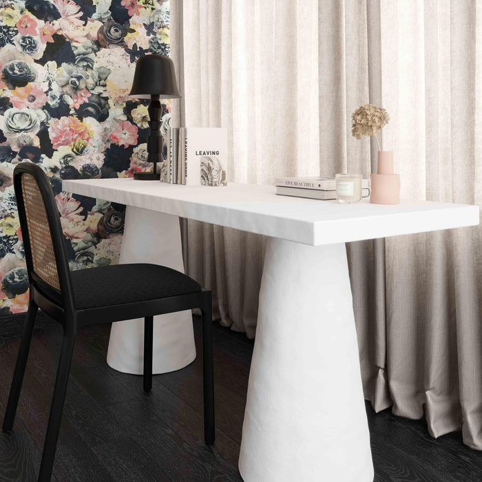 Dayana Plaster Desk - UK - Home And Beyond