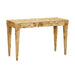 Brandyss Natural Burl Work Desk - UK - Home And Beyond