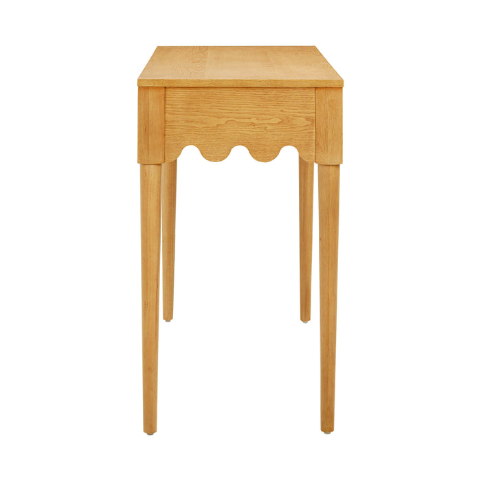 Oodle Natural Ash 2-Drawer Desk - UK - Home And Beyond