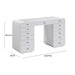 Hollywood White Vanity Desk - Home And Beyond