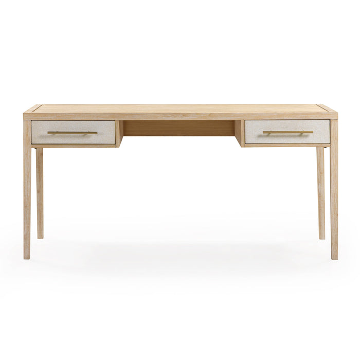 Hera 62'' Natural Washed Executive Desk - Home And Beyond