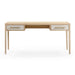 Hera 62'' Natural Washed Executive Desk - Home And Beyond