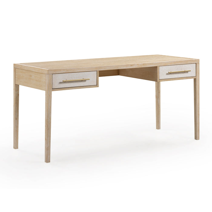 Hera 62'' Natural Washed Executive Desk - Home And Beyond