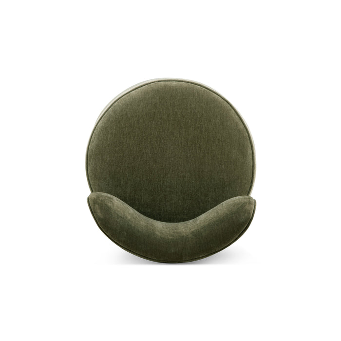 Amaya Green Upcycled Contract-Grade Chenille Swivel Desk Chair - Home And Beyond