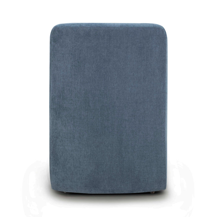 Dolce Performance Velvet Rolling Desk Chair - Home And Beyond