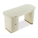 Francesca Cream 3-Drawer Desk - Home And Beyond