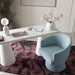 Kristen Upcycled Contract-Grade Chenille Rolling Desk Chair - Home And Beyond