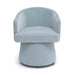 Kristen Upcycled Contract-Grade Chenille Rolling Desk Chair - Home And Beyond