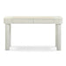 Sarah 55" Cream 2-Drawer Executive Work Desk - Home And Beyond