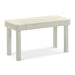 Sarah 55" Cream 2-Drawer Executive Work Desk - Home And Beyond