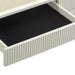 Sarah 55" Cream 2-Drawer Executive Work Desk - Home And Beyond