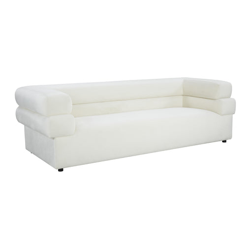 Elsa Cream Velvet Sofa - UK - Home And Beyond