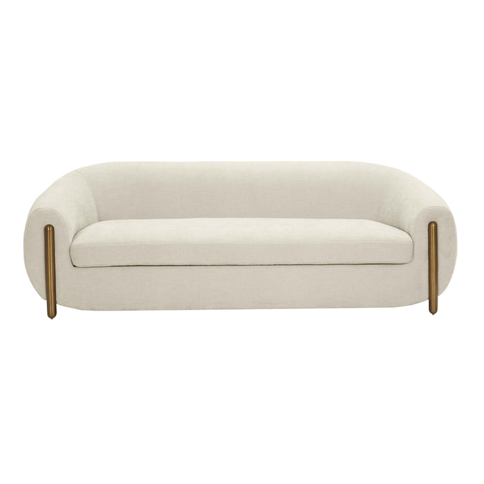 Lina Grey Textured Linen Sofa - UK - Home And Beyond
