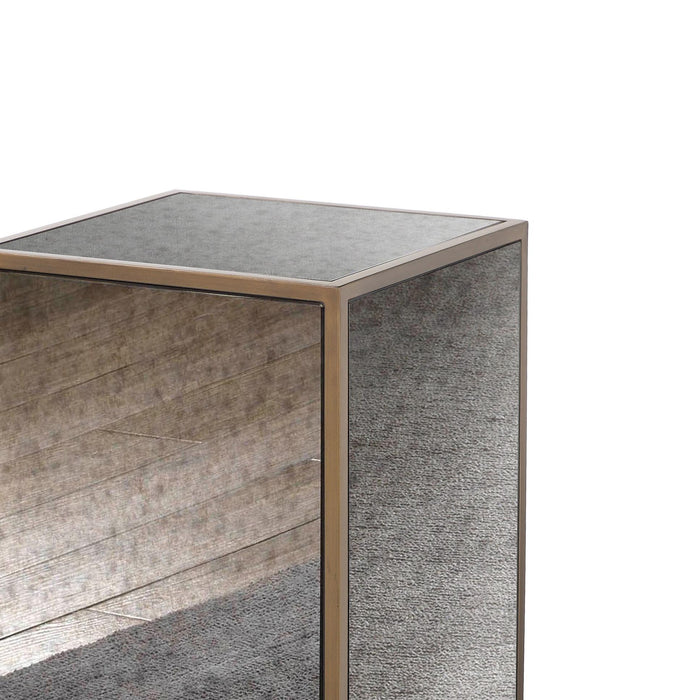 Lana Mirrored Side Table - UK - Home And Beyond