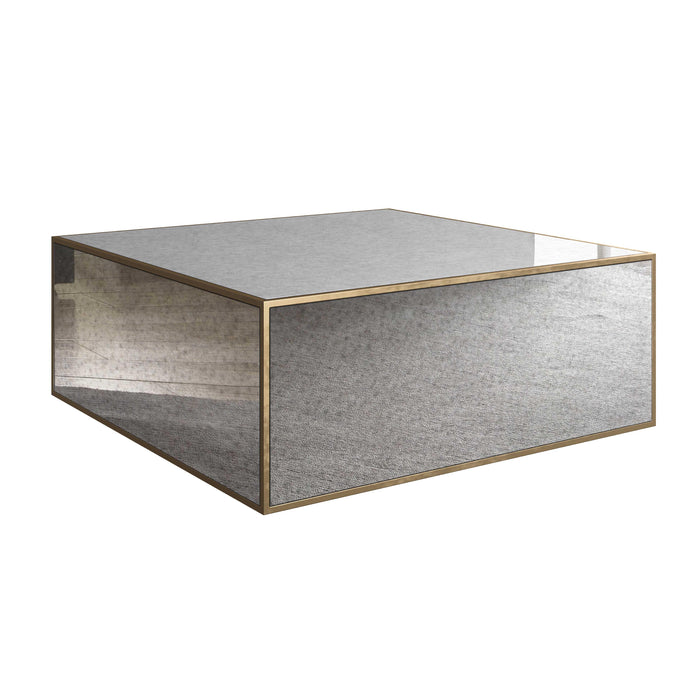 Lana Mirrored Large Coffee Table - UK - Home And Beyond