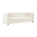 Wafa Cream Velvet Sofa - UK - Home And Beyond