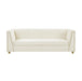 Wafa Cream Velvet Sofa - UK - Home And Beyond