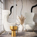 Jezebel Cream Velvet Wingback Chair - UK - Home And Beyond