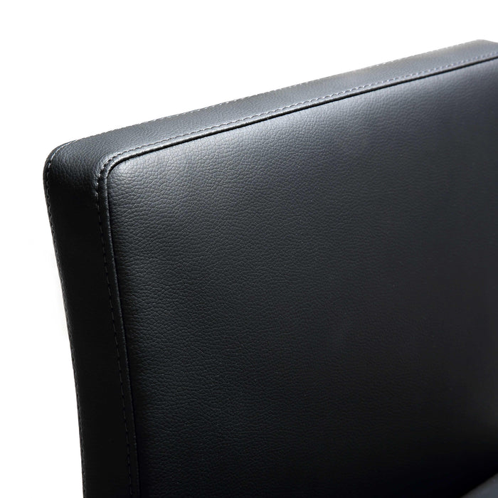 Parma Black Stainless Steel Counter Stool - Set of 2 - UK - Home And Beyond