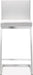 Parma White Stainless Steel Counter Stool - Set of 2 - UK - Home And Beyond