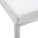 Parma White Stainless Steel Counter Stool - Set of 2 - UK - Home And Beyond