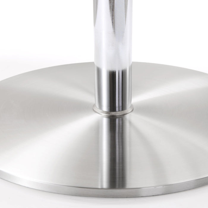 Amalfi Black Vegan Leather Adjustable Stool - UK - Home And Beyond