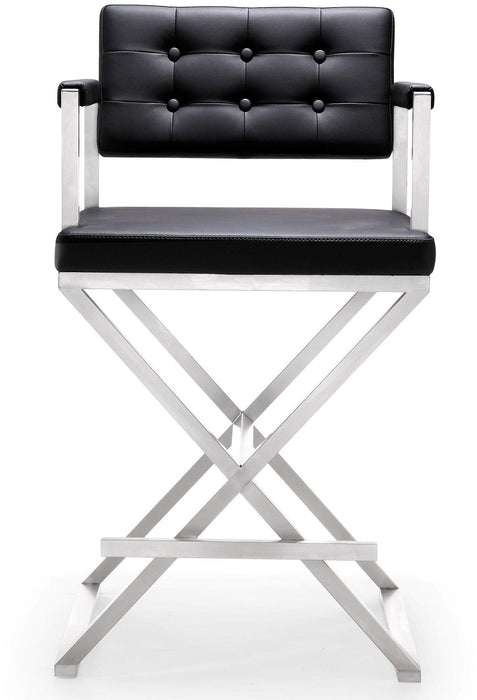 Director Performance Vegan Leather Stool