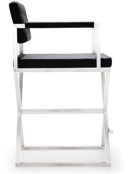 Director Performance Vegan Leather Stool