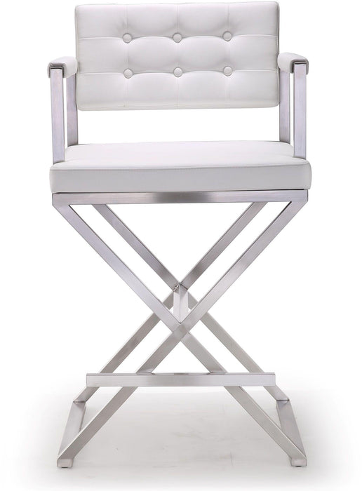 Director Performance Vegan Leather Stool