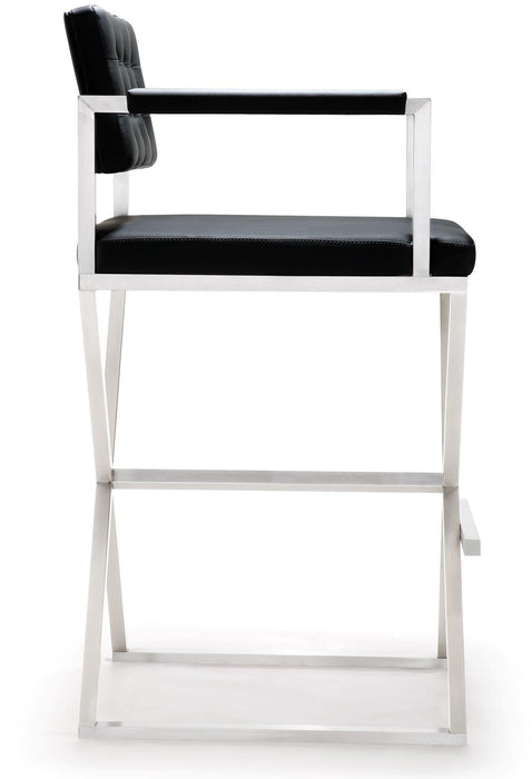 Director Performance Vegan Leather Stool