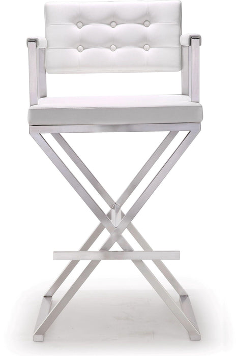 Director Performance Vegan Leather Stool