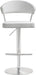 Cosmo White Stainless Steel Barstool - UK - Home And Beyond